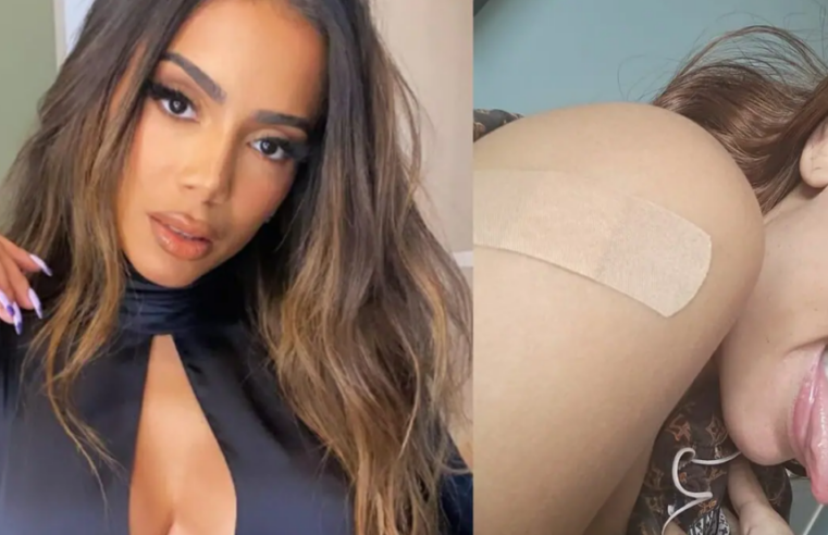 Anitta toma terceira dose da vacina e provoca: “será que é agora que viro jacaré?”