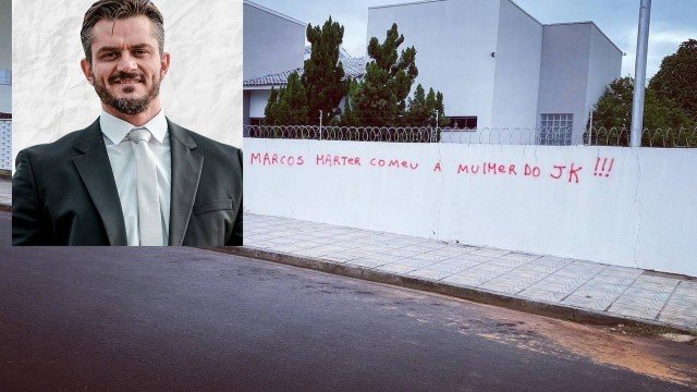 Sorriso: Ex-BBB tem muro pichado com frase dizendo que saiu com casada