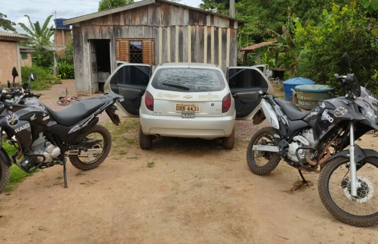 Veículo furtado da Prefeitura de Peixoto é localizado abandonado em Guarantã do Norte
