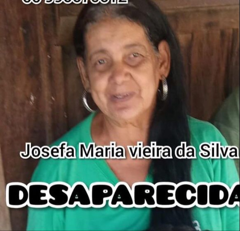 Idosa está desaparecida há 7 dias após viagem para casa em MT, saiu de Guarantã do Norte