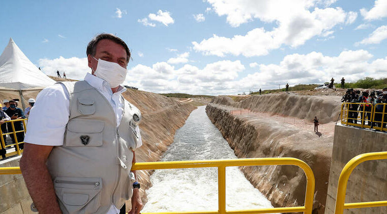 Bolsonaro vai ao Nordeste para inaugurar obra do rio São Francisco