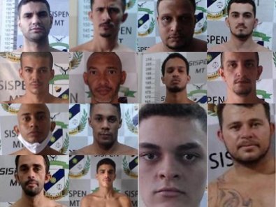 Nomes dos fugitivos de presídio de MT são divulgados