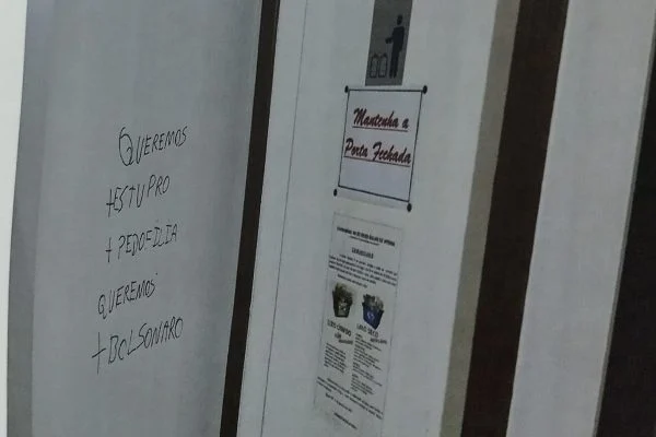 Pichação em bloco de Águas Claras choca moradores: “Queremos estupros”