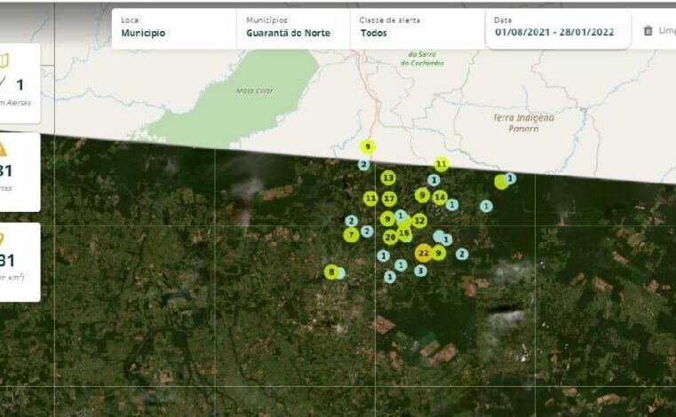 Fiscalização ambiental flagra retirada ilegal de minério em Guarantã do Norte