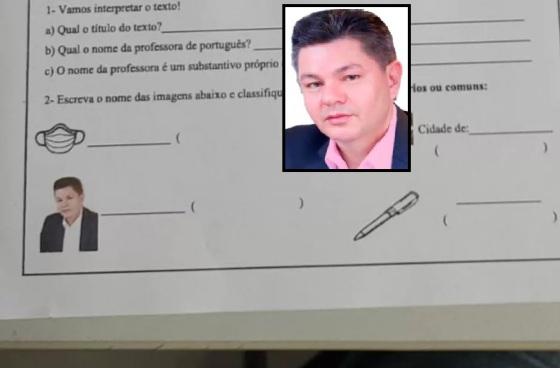 Foto de prefeito em atividade escolar causa polêmica e revolta pais dos estudantes em GO