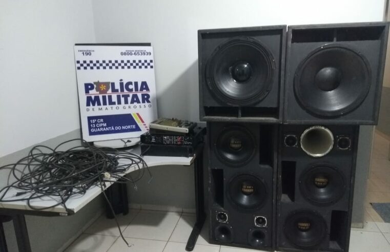 Proprietário de bar é preso por corrupção de menores e som alto em Guarantã: mais 3 foram presos