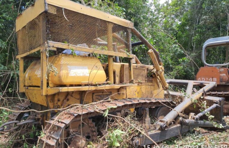Sema aplica multa por desmatamento ilegal em São José do Xingu e apreende dois tratores