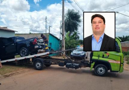 Dupla armada rende e rouba Hilux de secretário em lava a jato de VG