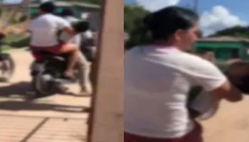 Mãe leva filho morto no colo por falta de funerária na cidade
