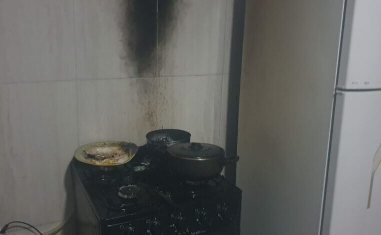 Sinop: mulher dorme após deixar alimentos cozinhando em fogão e causa princípio de incêndio