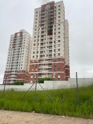 Prédio chique pega fogo em Cuiabá; moradores são retirados às pressas