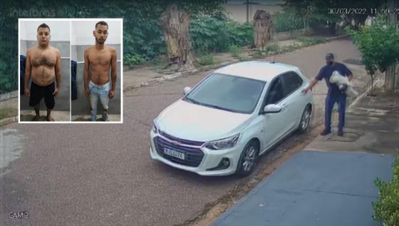 Bandidos que invadiram casa e levaram cadela de estimação são presos em Chapada