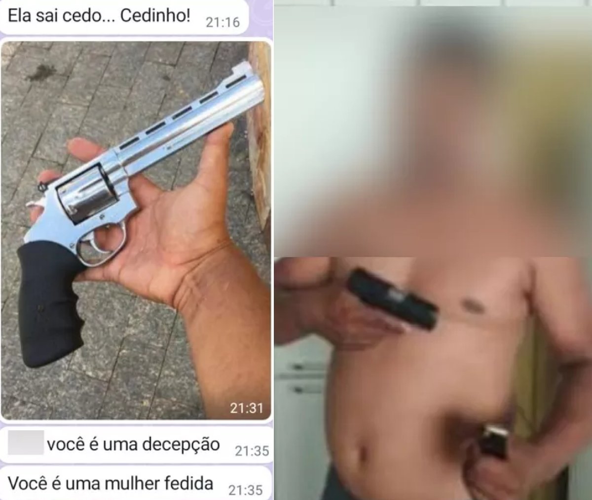 Vigilante acusado de estuprar professora dentro de escola faz ameaças por WhatsApp e é preso