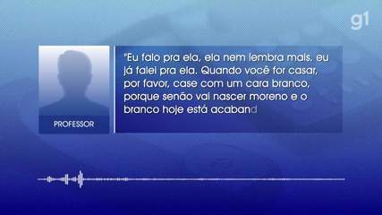 Professor é demitido por falas racistas em sala de aula em SP: ‘Case com um cara branco porque senão vai nascer moreno’