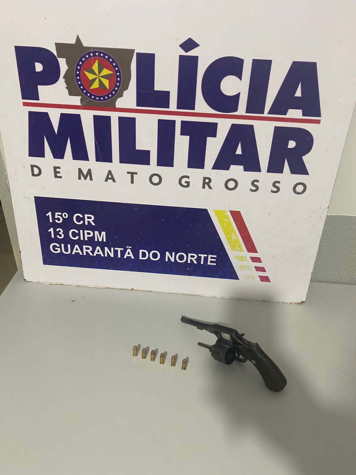 Arma falha na hora do disparo e suspeito é preso em Guarantã do Norte