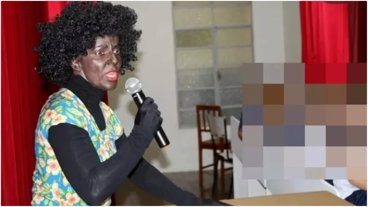 Escola publica foto de professora com ‘blackface’ e apaga post após repercussão negativa em MG