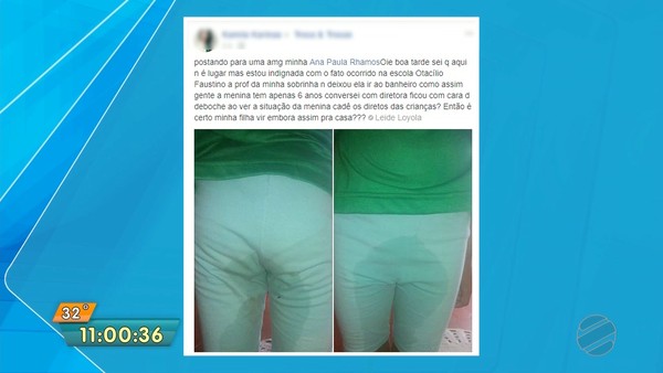 Pai afirma que professora não permitiu ida do filho ao banheiro e menino ‘chegou todo mijado’ em casa em SP
