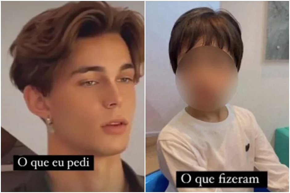 Mãe se revolta com corte de cabelo do filho e vai à delegacia: ‘ele ficou abalado’