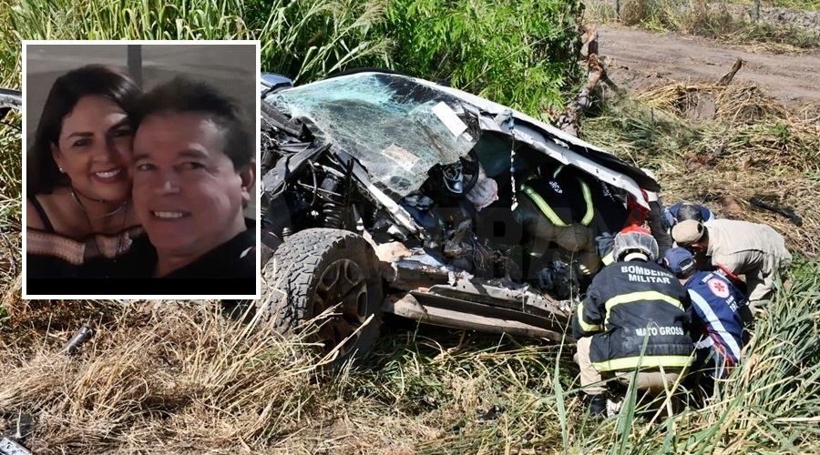 Casal morre esmagado após semirreboque atingir carro na BR-364