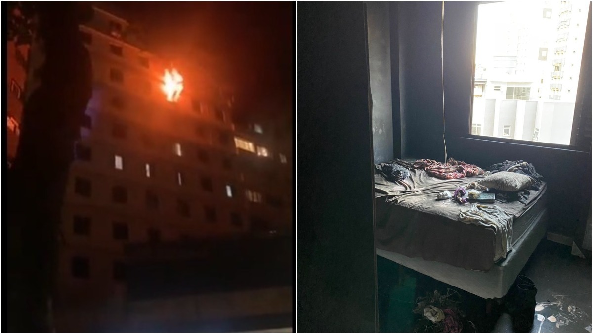 Apartamento na Savassi pega fogo após moradora deixar celular sobre a cama e ligado na tomada