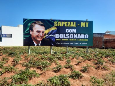 Outdoors exaltam apoio a Bolsonaro em MT
