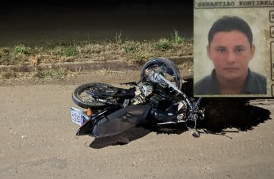 Motociclista morre após bater de frente com carreta em MT