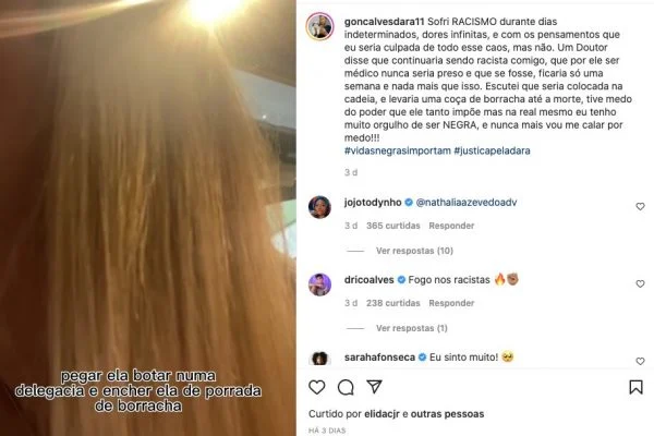 Médico ameaça e é racista com namorada da ex: “Ela é macaca!”