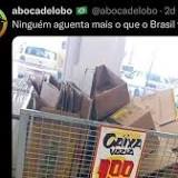 Venda de caixas de papelão em supermercado deixa consumidores revoltados no PA