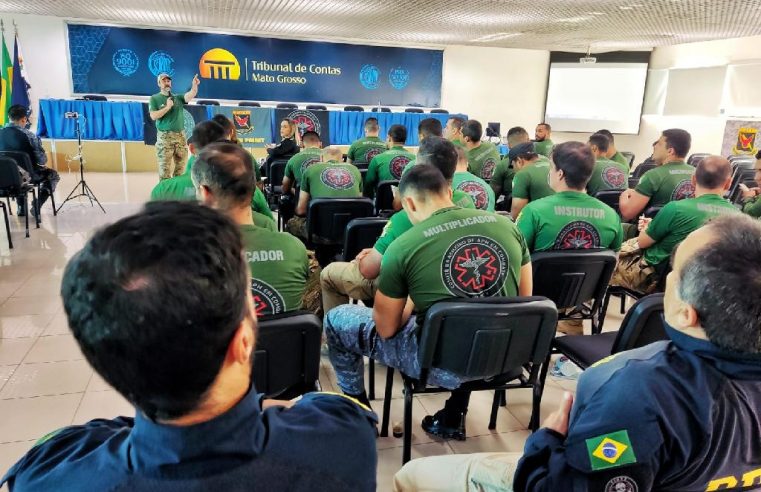Rotam realiza workshop sobre atendimento pré-hospitalar em combate para policiais de MT e outros Estados