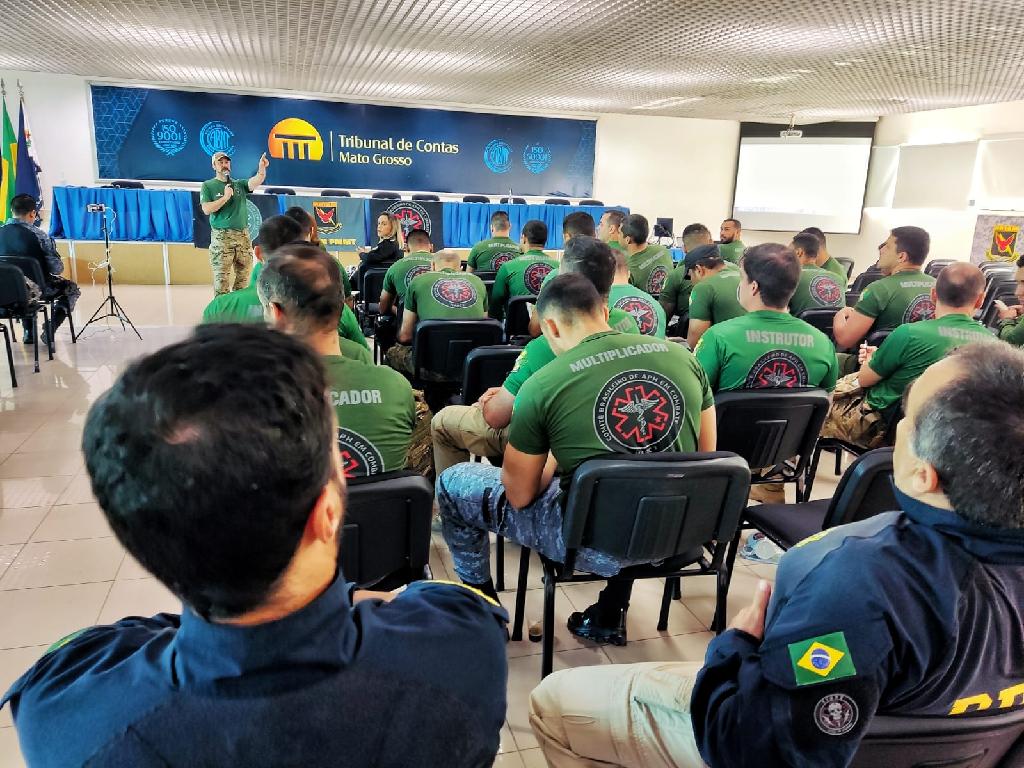 Rotam realiza workshop sobre atendimento pré-hospitalar em combate para policiais de MT e outros Estados