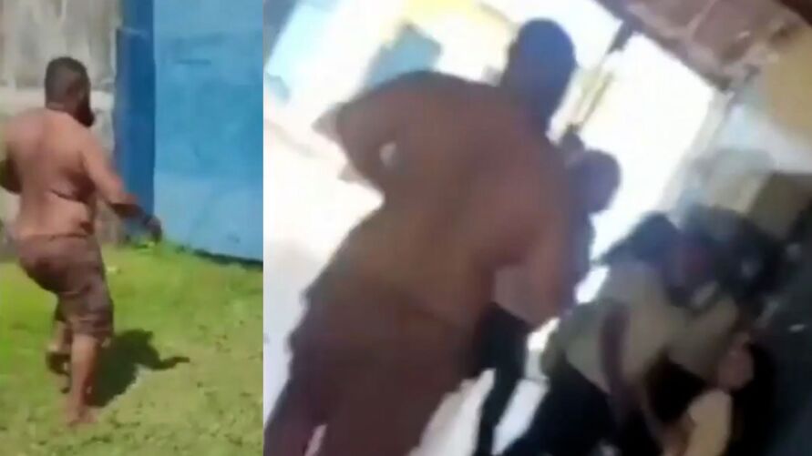 Homem foge da polícia, invade escola e agride alunos no Pará