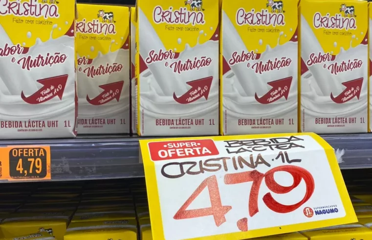 Bebida láctea vendida junto ao leite causa confusão em mercados
