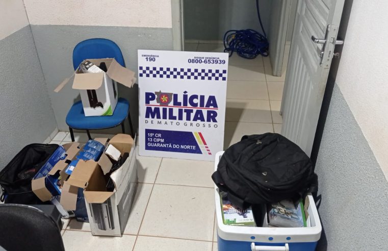 Bombeiros são acionados para combater fogo em terreno e localizam objetos furtados; Polícia foi acionada em Guarantã do Norte