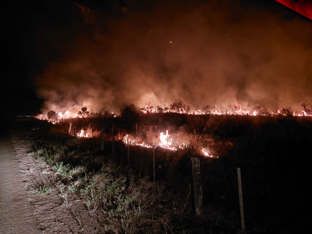 Guarantã do Norte: Bombeiros passam mais de 2 horas para combater incêndio em pastagem