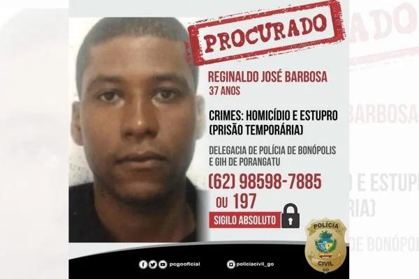 Polícia divulga imagens do suspeito de degolar crianças, em Bonópolis