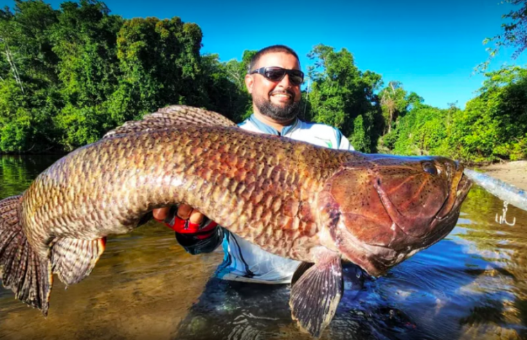 Pescador esportivo captura no Pará o maior ‘Trairão’ do Brasil e quer entrar para recorde mundial