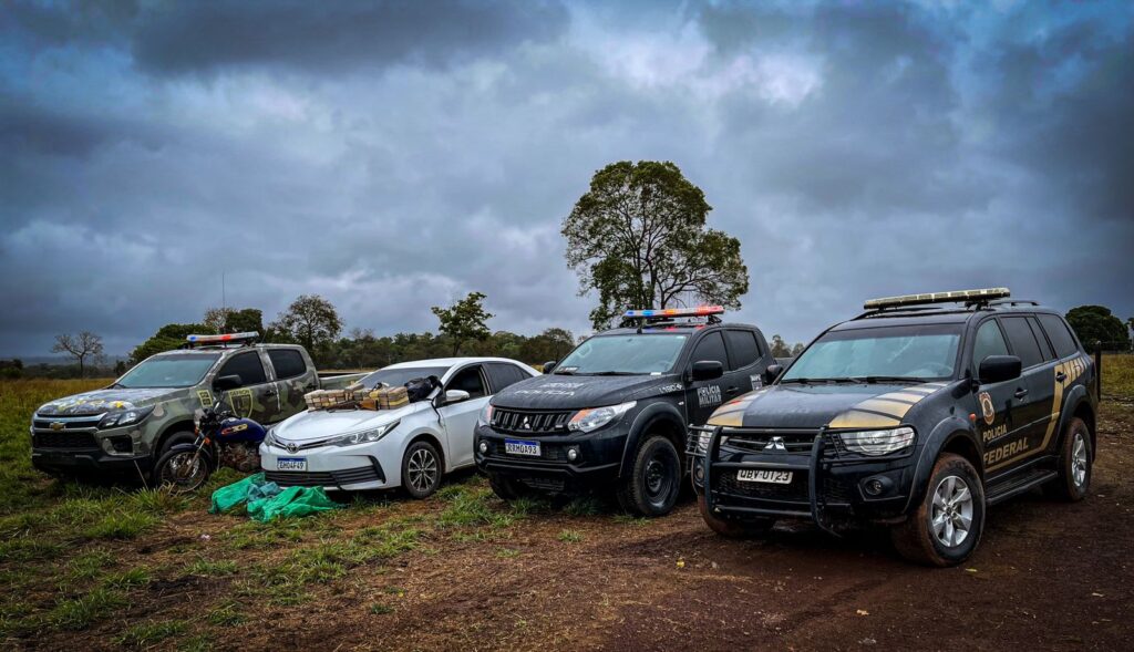 PF deflagra operação para investigar quadrilha que armazenava drogas vindas da Bolívia em sítio de MT