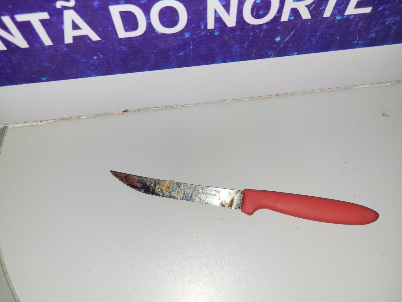 Em Guarantã do Norte homem agride mulher e a mesma desfere uma facada para se defender