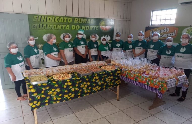 Sindicato Rural de Guarantã do Norte e Senar realizaram o curso de panificação artesanal