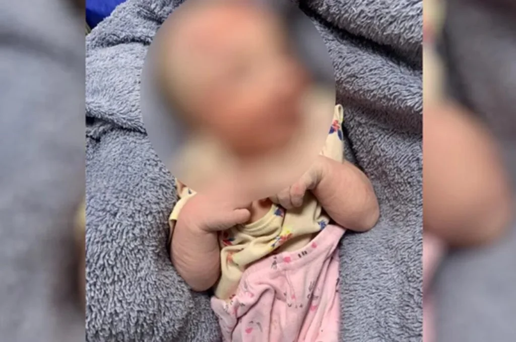 Mulher que “achou” bebê em saco de lixo é mãe da criança, diz polícia