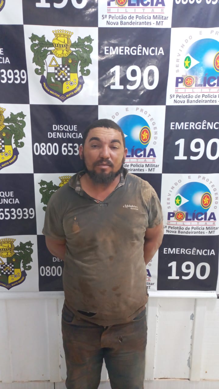 Mulher é morta a facadas pelo ex companheiro, suspeito preso em Nova Bandeirantes