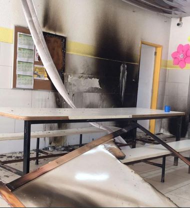 Estudante fere diretora com faca e ateia fogo em escola na Bahia