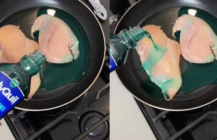 EUA adverte contra novo desafio, potencialmente mortal, de fritar frango em xarope de paracetamol