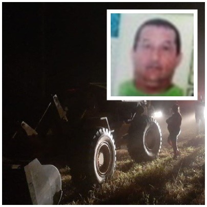 Pá carregadeira tomba e mata trabalhador em Barra do Garças