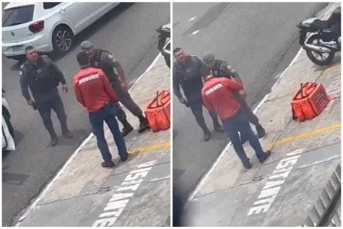 Juíza flagra policiais rasgando CNH de motoboy durante abordagem em Manaus