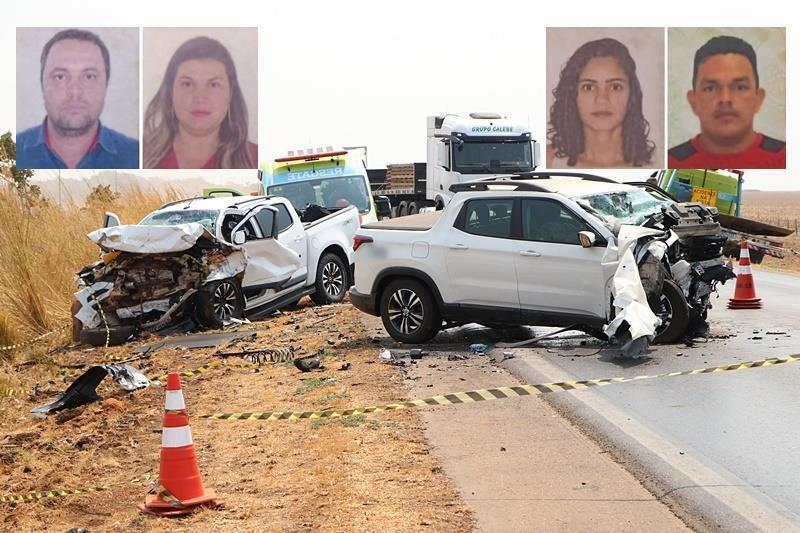 Sobe para cinco o número de vítimas do grave acidente envolvendo dois veículos de passeio na BR-163