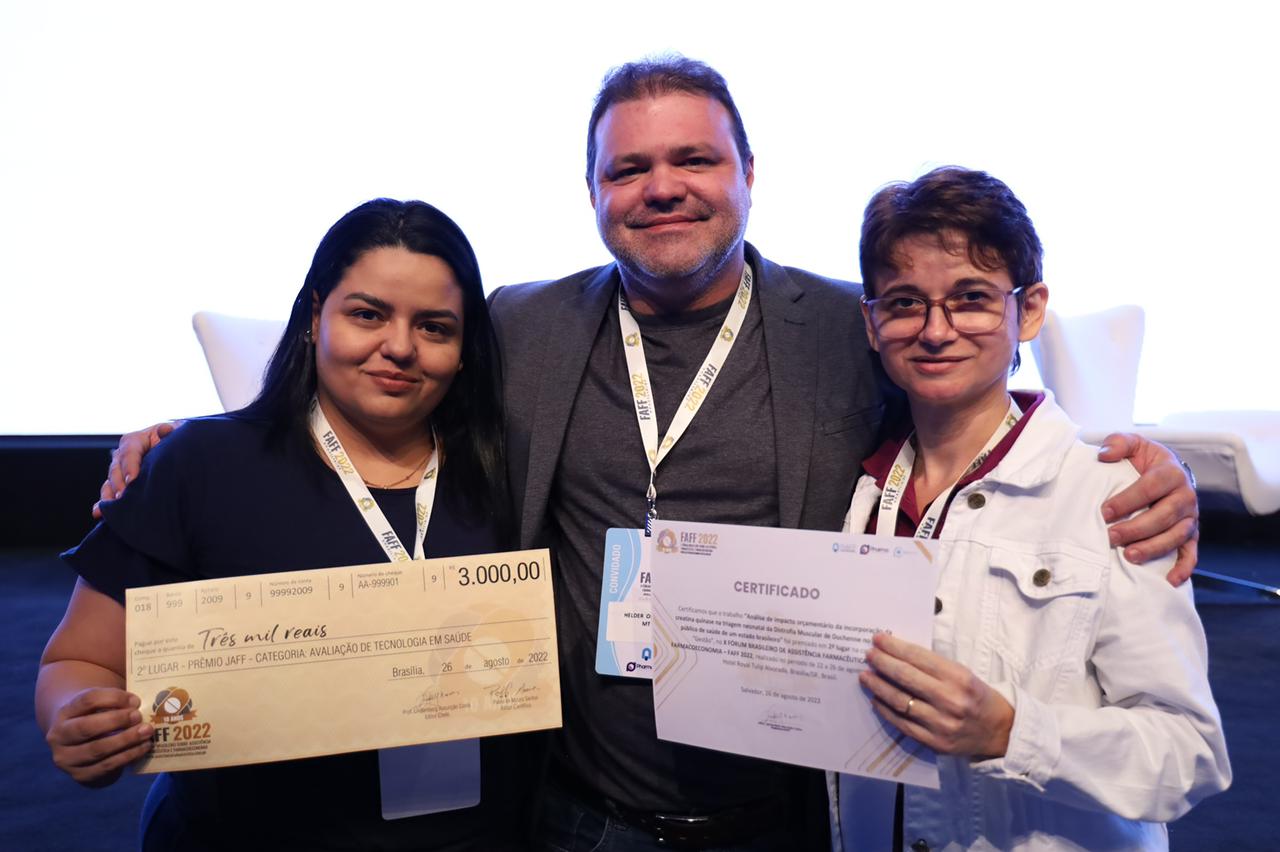 Servidores da SES são premiados nacionalmente por pesquisa sobre teste para triagem de doença rara