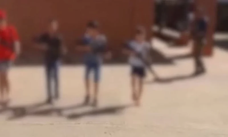 Diretora de escola em que crianças tinham réplica de fuzis é exonerada