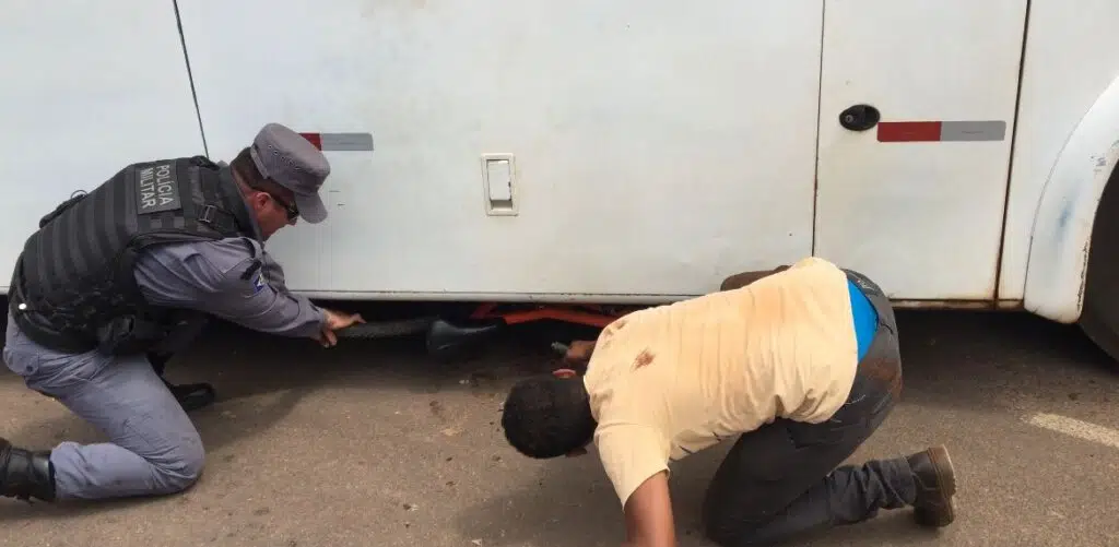 Criança é atropelada e arrastada por ônibus em Sinop