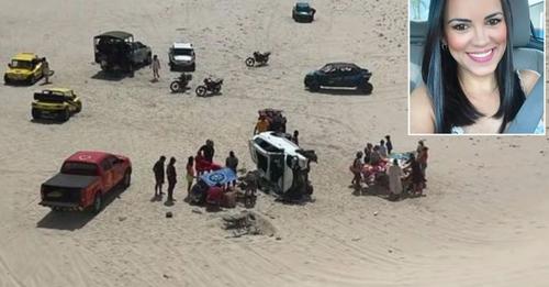 Turista de Mato Grosso morre no Ceará após carro cair de paredão de duna